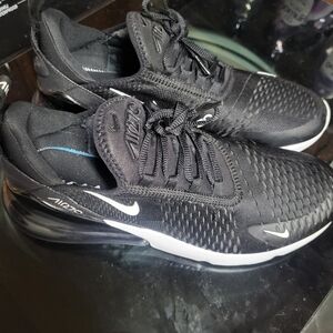 Nike Black and Blue Sneakers